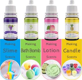 img 1 attached to 🧼 Set of 18 Soap Making Fragrance Oils - Liquid Scent for DIY Bath Bomb, Soap Making Supplies, Slime - Concentrated Food Grade Soap Flavoring for Cosmetic Crafts - 10ml/0.35oz Each