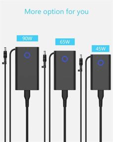 img 3 attached to ⚡️ Wishinkle Laptop Charger 45W - Compatible with Asus Toshiba Lenovo Acer Dell HP Samsung ThinkPad - with 10 Optional Connectors