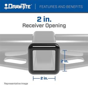 img 1 attached to 🚗 Фаркоп Draw-Tite класса II, совместимый с Chevrolet Monte Carlo, приемник 1,25 дюйма, черный (41004)