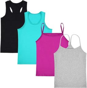 img 4 attached to Geyoga Pieces Sleeveless Camisole Dancewear