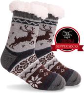 cozy slipper fleece winter christmas stockings for boys' clothing with socks & hosiery logo
