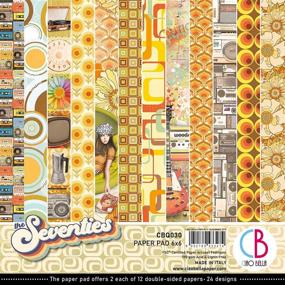 img 3 attached to 💫 Ciao Bella Paper - Embrace Retro Chic with Seventies Designs