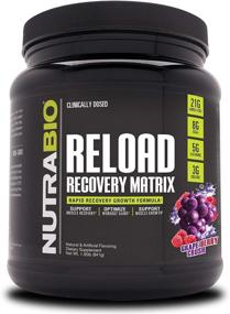 img 3 attached to 💪 NutraBio Reload - High-Performance Muscular Recovery Formula - Post-Workout Supplement - 3G Creatine - 8G BCAAs - 5G Glutamine - 30 Servings, Grape Berry Crush