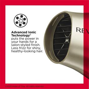 img 3 attached to Compact Folding Handle Travel Hair Dryer: REVLON 1875W for Efficient Styling On-the-Go!