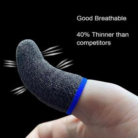 img 2 attached to Enhance Gaming Performance with Anti-Sweat 🎮 Finger Sleeves for Mobile Phone Games [6PCS]