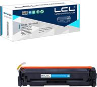 🖨 lcl 204a cf511a compatible cyan toner cartridge with new chip for hp color laserjet pro m154, m154nw, mfp m180, m180n, m180nw, mfp m181, m181fw, m180fw, m154a printers (1-pack) logo