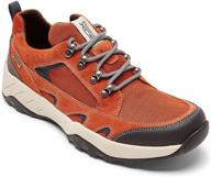 rockport spruce blucher walking shoes in mustard: style and comfort for all-day adventures logo