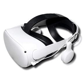 img 3 attached to 360° Rotatable and Telescopic Adjustable Stereo Headphone Headband 🎧 for Oculus Quest 2 VR Headset - Immersive VR Gaming Headphone