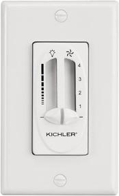 img 1 attached to 🔌 Ivory Kichler 337010IV Accessory Fan with 4-Speed-Light Dimmer (Unpainted)