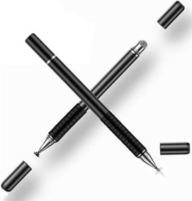 img 4 attached to Oribox Universal Stylus Pencil, Disc Stylus Touch Screen Pens for All Capacitive Touch Screens Cell Phones, Black (2 in 1 Precision Series) – Oribox P1PEN Stylus Pen