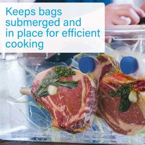 img 3 attached to 🧲 [Pack of 4] Sous Vide Bag Submersion Magnets - Essential Sous Vide Accessories for Secure Bag Placement and Even Cooking - Effective Sous Vide Weight Alternative, Eliminating Floating Bags, Clips, and Racks