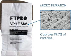 img 2 attached to 🧹 High-Quality FTPRO 12-Pack Replacement Vacuum Dust Bags for Eureka MM Models - Premium 99.7% Micro Filtration - Compatible with MM 3670, 3680 & More