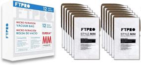 img 3 attached to 🧹 High-Quality FTPRO 12-Pack Replacement Vacuum Dust Bags for Eureka MM Models - Premium 99.7% Micro Filtration - Compatible with MM 3670, 3680 & More