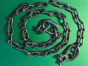 img 3 attached to ⚓ High-Quality Stainless Steel 316 Anchor Chain 3/16" x 4' 3006.6575 with 1/4” Shackles - Reliable and Durable Maritime Equipment