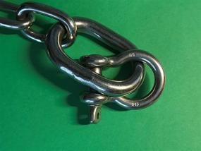 img 2 attached to ⚓ High-Quality Stainless Steel 316 Anchor Chain 3/16" x 4' 3006.6575 with 1/4” Shackles - Reliable and Durable Maritime Equipment