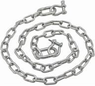 ⚓ high-quality stainless steel 316 anchor chain 3/16" x 4' 3006.6575 with 1/4” shackles - reliable and durable maritime equipment логотип