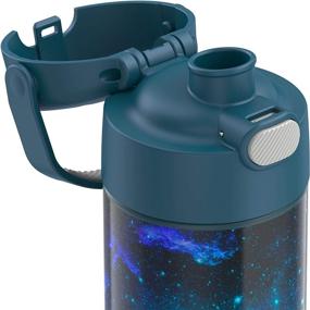 img 1 attached to Keep It Cool with the THERMOS FUNTAINER 16 Oz Stainless Steel Vacuum Insulated Bottle in Galaxy Teal- Wide Spout Lid Included!