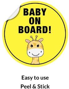 img 1 attached to Baby Board Safety Cars Stickers