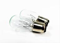 🔌 2pcw: clear push-in sewing machine light bulbs - 2 pack, 120v-15w - compatible with singer featherweights and more - generic product (not manufactured by singer) logo