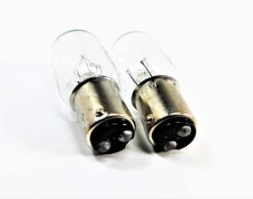 img 1 attached to 🔌 2PCW: Clear Push-in Sewing Machine Light Bulbs - 2 Pack, 120V-15W - Compatible with Singer Featherweights and More - Generic Product (Not Manufactured by Singer)