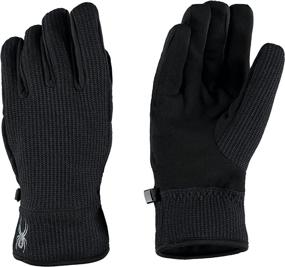 img 1 attached to 🧤 Stay Warm and Connected: Spyder Men's Core Sweater Conduct Gloves