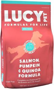 img 4 attached to 🐶 Lucy Pet Sensitive Tummy & Skin Dry Dog Food - All Breeds & Life Stages - Salmon, Pumpkin, Quinoa