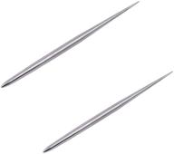 🔨 2-pack stainless steel needles detail tool for pottery modeling, carving, sculpting, and ceramics logo