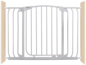 img 4 attached to 🐾 Convenient & Versatile: Bindaboo Swing-Close Expandable Pet Gate - Keeping your Pets Safe & Secure