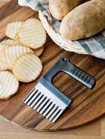 img 2 attached to Stainless Steel Wave Vegetable/Cheese Slicer by Fox Run