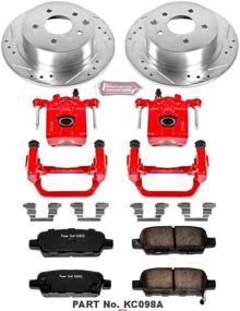img 2 attached to 🚗 Power Stop (KC098A) Комплект тормозов Performance с суппортами - улучшенная производительность с одним нажатием кнопки