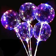 🎈 transparent party balloons for birthday festivals and events: decorations & supplies perfect for children's parties logo