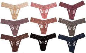 img 4 attached to Alyce Intimates Womens Lace Thong