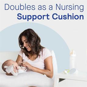 img 1 attached to 🤰 Restorology 60-inch C-Shaped Full Body Maternity Pregnancy Pillow - Multipurpose Nursing Support Cushion with Washable Cover