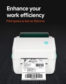 img 2 attached to Fangtek Shipping Label Printer - Direct Thermal High Speed Printer - Compatible With Amazon