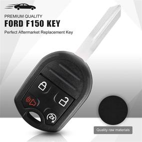 img 3 attached to 🔑 High-Performance Car Key Fob for Ford F150 Pick-up 2011-2014, F250/ F350/ F-450/ F-550/ F-650/ F-750 2011-2016, Flex 2015 Push to Start Ignition Smart Key with Self-Programming Feature, Genuine OEM (CWTWB1U793)