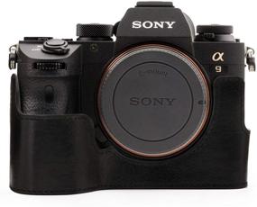 img 3 attached to 📷 МегаГеар готовый полукожаный чехол для камеры Sony Alpha A7 III, A7R III, A9: Защитите свою камеру стильно!