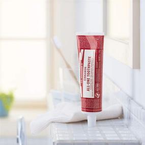 img 2 attached to 🌿 Dr. Bronner’s All-One Cinnamon Toothpaste (3-Pack, 5 oz.) - 70% Organic, Natural & Effective, Fluoride-Free, SLS-Free, Breath Freshening, Plaque Reduction, Teeth Whitening, Vegan