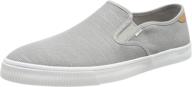 👟 toms drizzle heritage canvas slip-on shoes logo