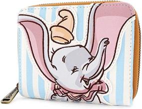 img 1 attached to 🐘 Disney Dumbo Striped Faux Leather Wallet by Loungefly