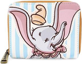 img 3 attached to 🐘 Disney Dumbo Striped Faux Leather Wallet by Loungefly