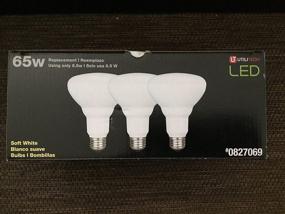 img 1 attached to Enhanced Lighting Efficiency: Utilitech 3 Pack BR30 Dimmable LEDs - Ideal Replacement