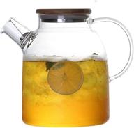 glass pitcher 1800ml borosilicate beverage logo