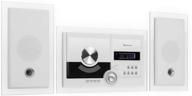 🎵 auna stereosonic microsystem - white, front-loading cd player, fm tuner, bluetooth, usb port, remote control logo