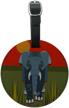 graphics more geometric elephant suitcase logo