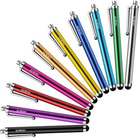 img 4 attached to MEKO 10 Pack Capacitive Stylus Pens for Touch Screens - iPad, iPhone, Tablets, Samsung Galaxy & More