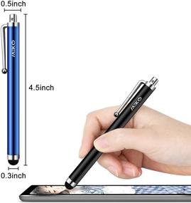 img 1 attached to MEKO 10 Pack Capacitive Stylus Pens for Touch Screens - iPad, iPhone, Tablets, Samsung Galaxy & More