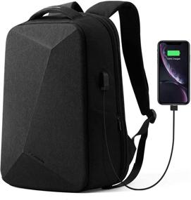 img 4 attached to Durable Waterproof Backpack with Charging Option for Business Purposes