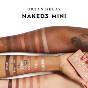 img 3 attached to 💄 Urban Decay Naked3 Мини палетка теней для век: портативный насыщенный макияж для долговременного, смешиваемого красивого вида - сохраняется до 12 часов, идеально подходит для использования в пути.