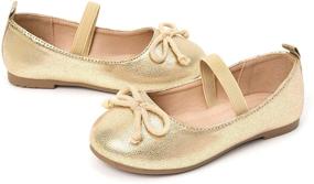 img 2 attached to Luffymomo Toddler Little Princess Black B Girls' Flats - Shoes for Optimal SEO