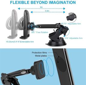 img 2 attached to BTMAGIC Car Phone Mount Portable Audio & Video